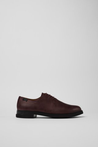Camper Iman - Weinroter Damenschnürschuh aus Leder Camper Iman - Weinroter Damenschnürschuh aus Leder