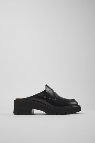 Camper Milah - Schwarze Lederclogs für Damen Camper Milah - Schwarze Lederclogs für Damen