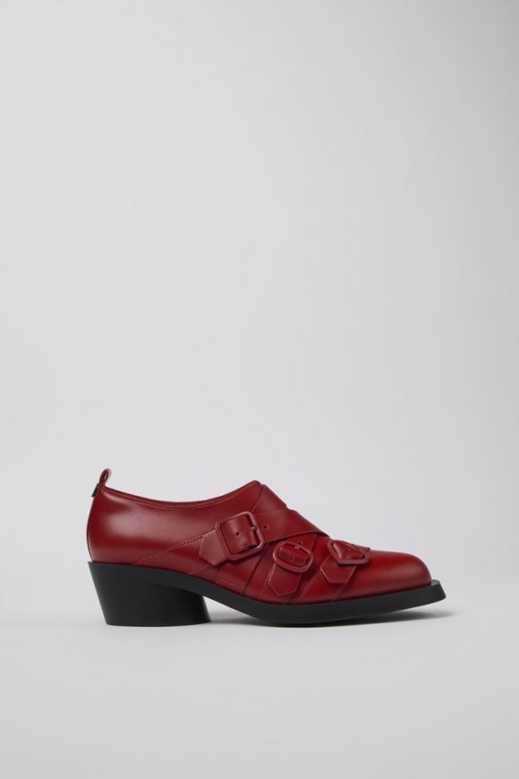 Camper Twins - Roter Lederschuh für Damen