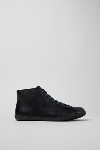 Camper Peu - Schwarze Herrenstiefelette aus chromfreiem Leder. Camper Peu - Schwarze Herrenstiefelette aus chromfreiem Leder.