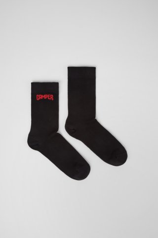 Camper Socks - Schwarze kurze Basic-Socken Camper Socks - Schwarze kurze Basic-Socken