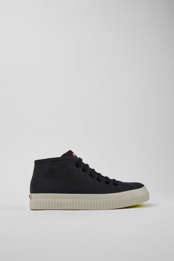 Camper Peu Roda - Schwarzer Damensneaker aus Recyclingbaumwolle