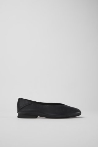 Camper Casi Myra - Schwarzer Lederballerina für Damen. Camper Casi Myra - Schwarzer Lederballerina für Damen.