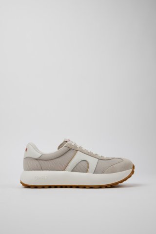 Camper Pelotas Athens - Mehrfarbiger Herrensneaker aus Recycling-PET und Nubukleder.