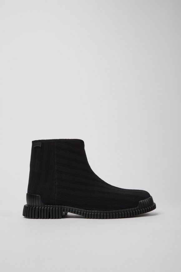 Camper Pix TENCEL® - Schwarzer Herrenstiefel aus TENCEL™-Lyocell