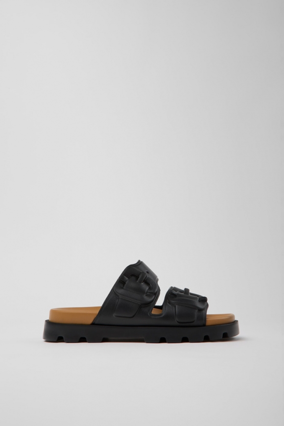 Camper Brutus Sandal - Schwarze EVA-Sandalen für Damen.