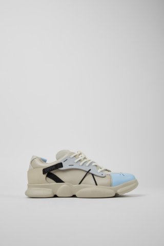 Camper Twins - Mehrfarbiger Damensneaker aus Leder und Textil Camper Twins - Mehrfarbiger Damensneaker aus Leder und Textil