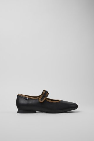 Camper Twins - Schwarze Damenballerinas aus Leder Camper Twins - Schwarze Damenballerinas aus Leder