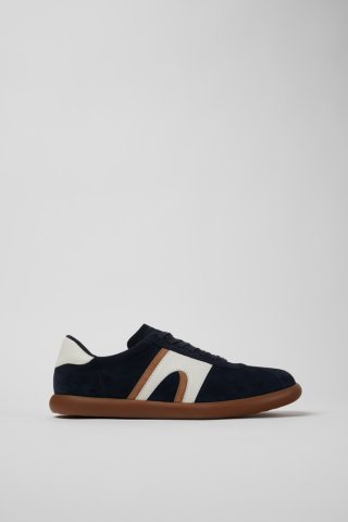 Camper Pelotas Soller - Mehrfarbiger Herrensneaker aus Nubukleder und Leder.