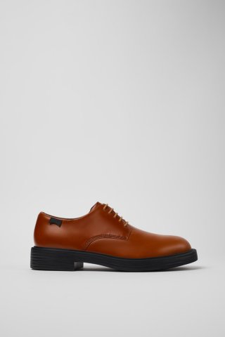 Camper Dean - Brauner Herrenschuh aus Leder. Camper Dean - Brauner Herrenschuh aus Leder.