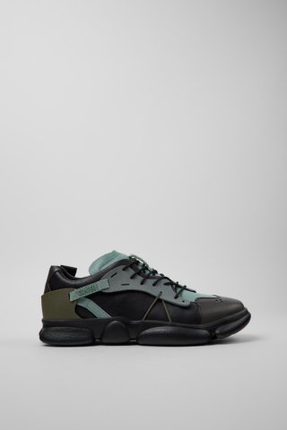 Camper Twins - Mehrfarbiger Herrensneaker aus Leder und Textil.