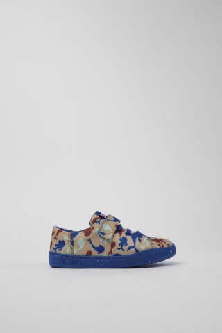 Camper Peu Touring - Mehrfarbiger Slipper aus Textil