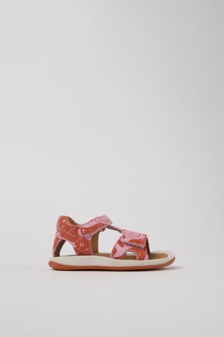 Camper Twins - Mehrfarbige Kindersandalen aus Leder. Camper Twins - Mehrfarbige Kindersandalen aus Leder.