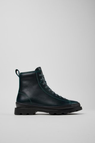 Camper Brutus - Grüner Damenstiefel aus Leder