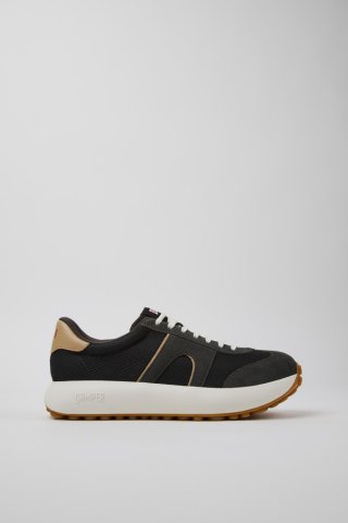 Camper Pelotas Athens - Mehrfarbiger Herrensneaker aus recyceltem PET und Nubukleder.