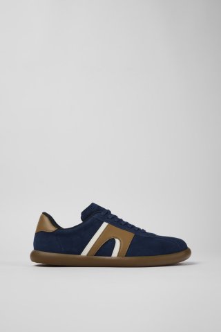 Camper Pelotas Soller - Blauer Herrensneaker aus Nubukleder/Leder Camper Pelotas Soller - Blauer Herrensneaker aus Nubukleder/Leder