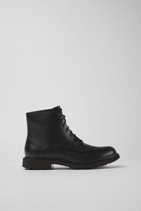 Camper Neuman - Schwarzer Stiefeletten aus Leder für Damen.