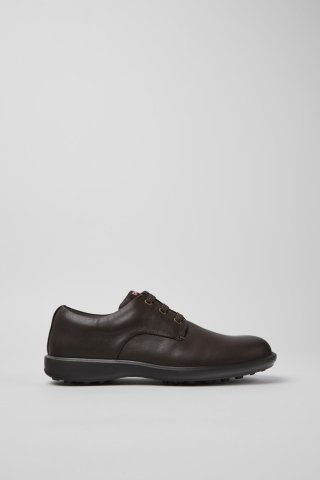 Camper Atom Work - Brauner Herrenschuh aus Leder.