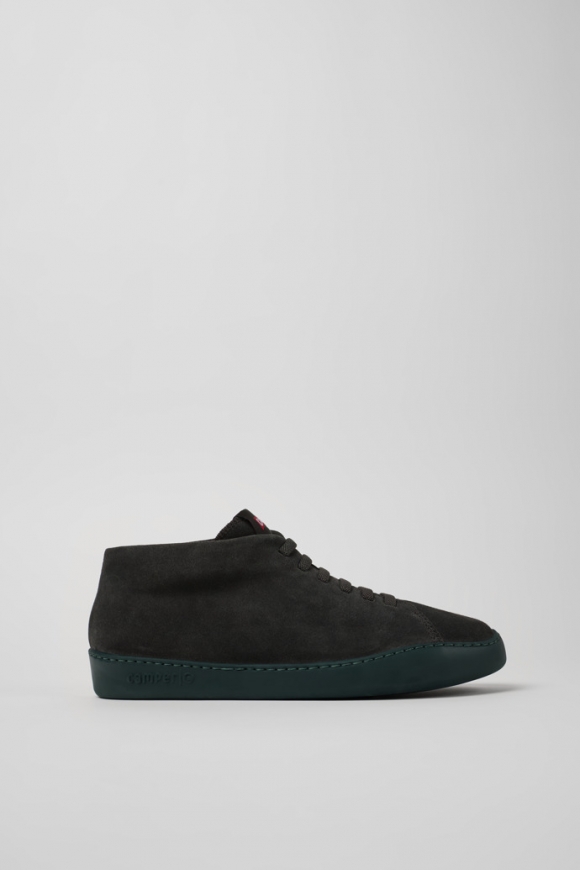 Camper Peu Touring - Grauer Herrensneaker aus Nubukleder