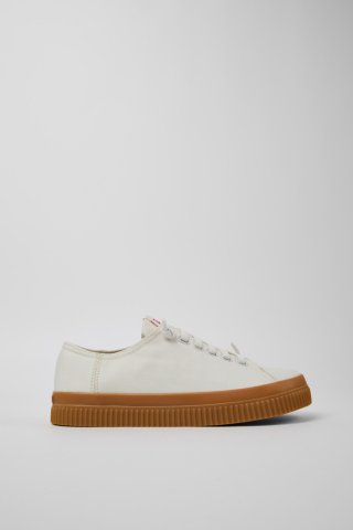 Camper Peu Roda - Weißer Herrensneaker aus TENCEL™ Lyocell.