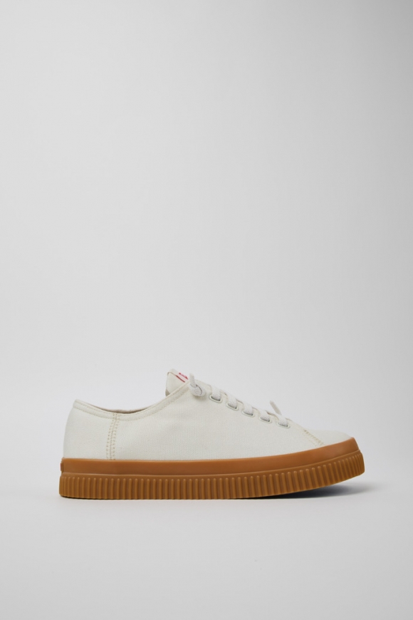 Camper Peu Roda - Weißer Herrensneaker aus TENCEL™ Lyocell.