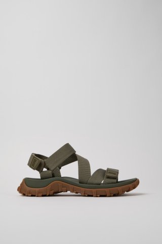 Camper Drift Trail Sandal - Graue Herrensandale aus Recycling-PET.