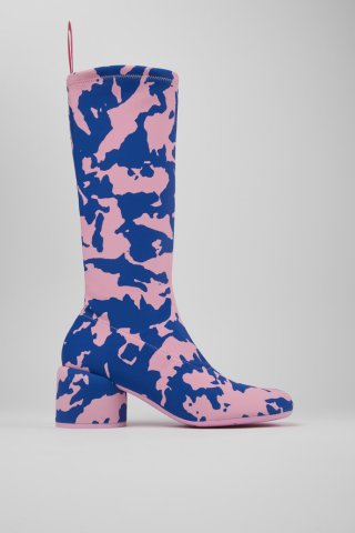 Camper Niki - Mehrfarbige Damenstiefel aus Textil Camper Niki - Mehrfarbige Damenstiefel aus Textil