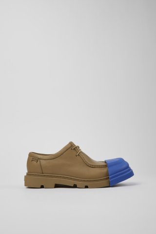 Camper Junction - Braune Wallabee-Lederschuhe für Damen