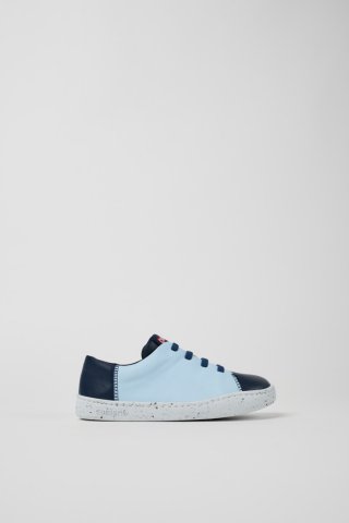 Camper Twins - Mehrfarbige Kindersneaker aus Leder und Nubukleder