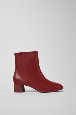 Camper Katie - Weinrote Damenstiefelette aus Leder Camper Katie - Weinrote Damenstiefelette aus Leder