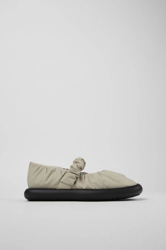 Camper Onda - Grauer Mary Jane-Damenschuh aus Textil