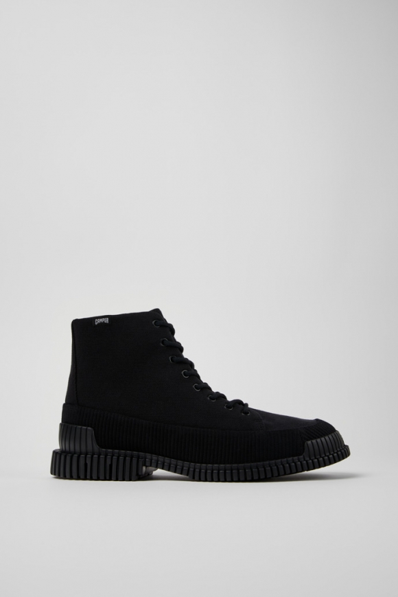 Camper Pix TENCEL® - Schwarzer Schnürstiefel für Herren