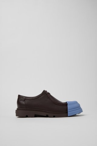 Camper Junction - Brauner Lederschuh für Damen. Camper Junction - Brauner Lederschuh für Damen.