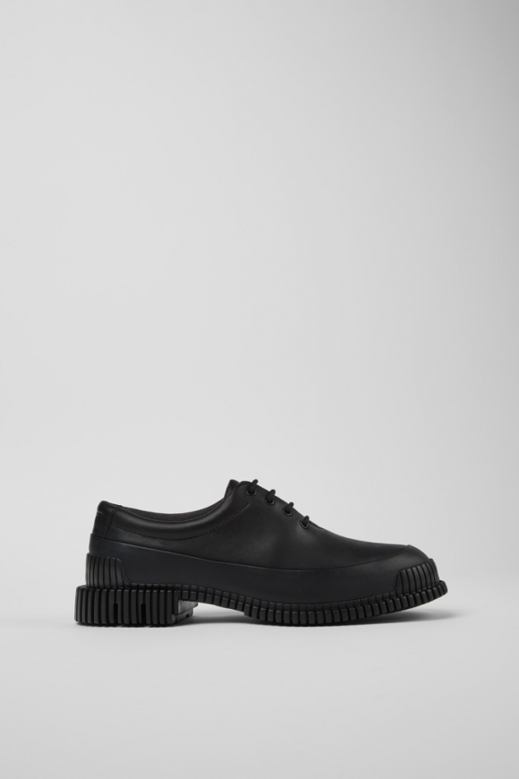 Camper Pix - Schwarzer Lederschuh für Damen.