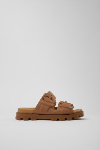 Camper Brutus Sandal - Braune EVA-Sandale für Damen. Camper Brutus Sandal - Braune EVA-Sandale für Damen.