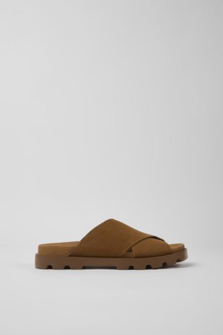 Camper Brutus Sandal - Damensandale aus Nubukleder in Braun