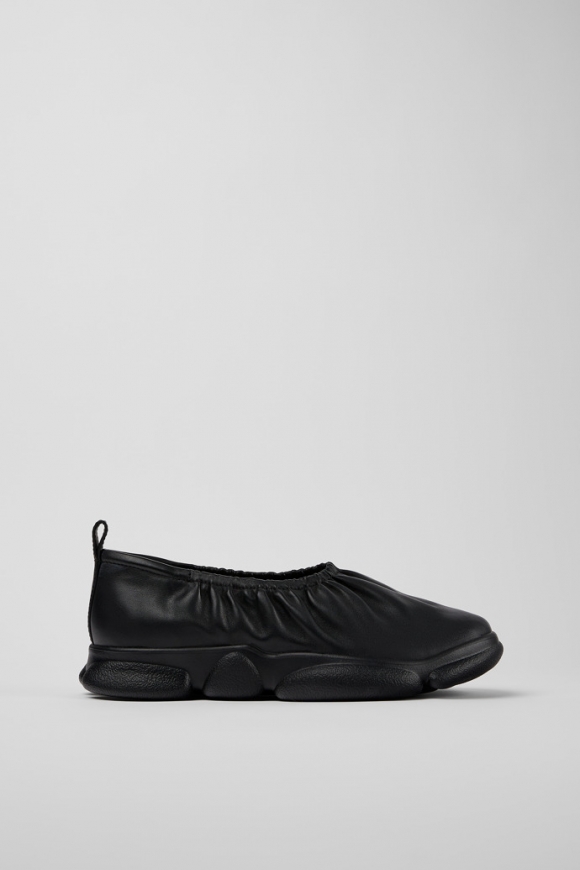 Camper Karst - Schwarzer Herrenschuh aus Leder.