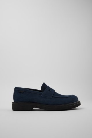 Camper Norman - Blauer Herrenschuh aus Nubukleder. Camper Norman - Blauer Herrenschuh aus Nubukleder.