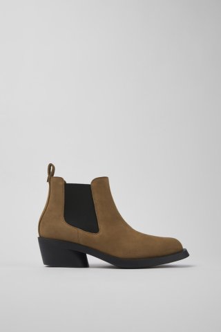 Camper Bonnie - Braune Damenstiefelette aus Nubukleder Camper Bonnie - Braune Damenstiefelette aus Nubukleder