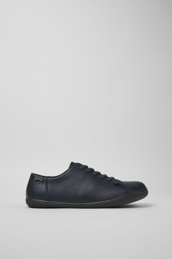 Camper Peu - Blauer Herrenschuh aus Leder.