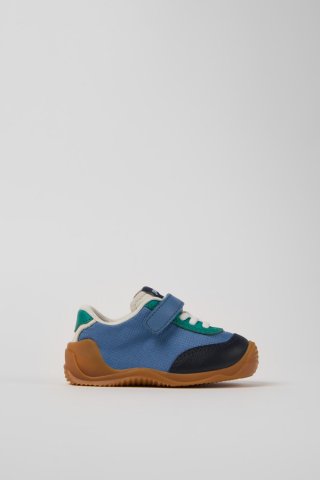 Camper Dadda - Mehrfarbige Kindersneaker aus Leder und Textil. Camper Dadda - Mehrfarbige Kindersneaker aus Leder und Textil.