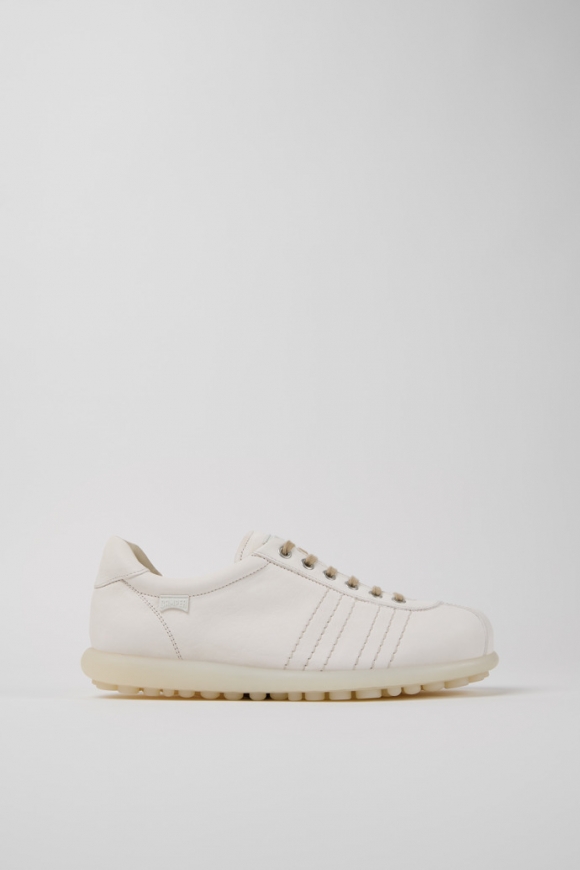 Camper Pelotas - Weißer Herrenschuh aus Leder.