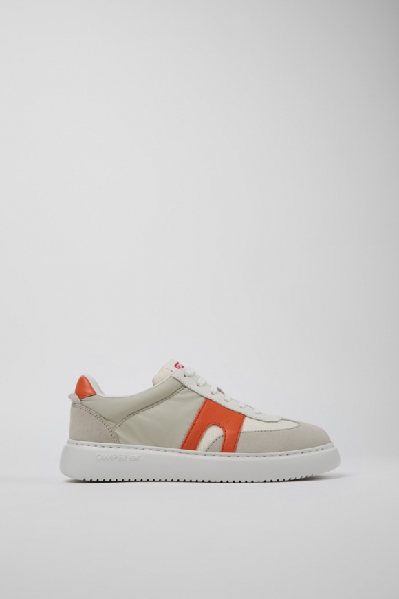 Camper Runner K21 - Mehrfarbiger Damensneaker aus Nubukleder und Textil
