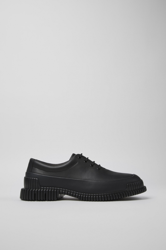 Camper Pix - Schwarzer Herrenschuh aus Leder.