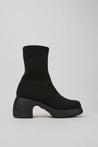 Camper Thelma TENCEL® - Schwarzer Damenstiefel aus Textil Camper Thelma TENCEL® - Schwarzer Damenstiefel aus Textil