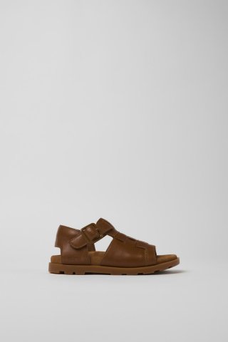 Camper Brutus Sandal - Braune Ledersandalen Camper Brutus Sandal - Braune Ledersandalen