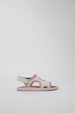 Camper Bicho - Weiße Ledersandalen mit Doppelriemen Camper Bicho - Weiße Ledersandalen mit Doppelriemen