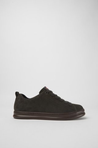 Camper Runner - Dunkelgrauer Sneaker aus Nubukleder Camper Runner - Dunkelgrauer Sneaker aus Nubukleder