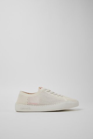 Camper Peu Touring - Weißer Damensneaker aus recyceltem PET.