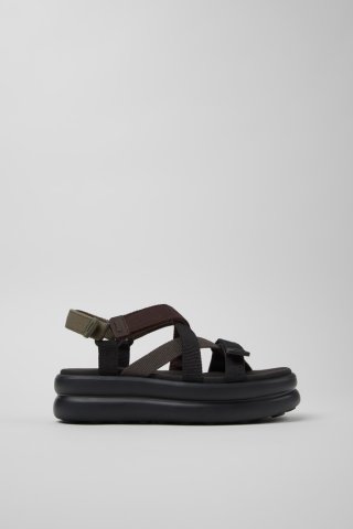 Camper Twins - Multicolor Damensandalen aus Recycling-PET.